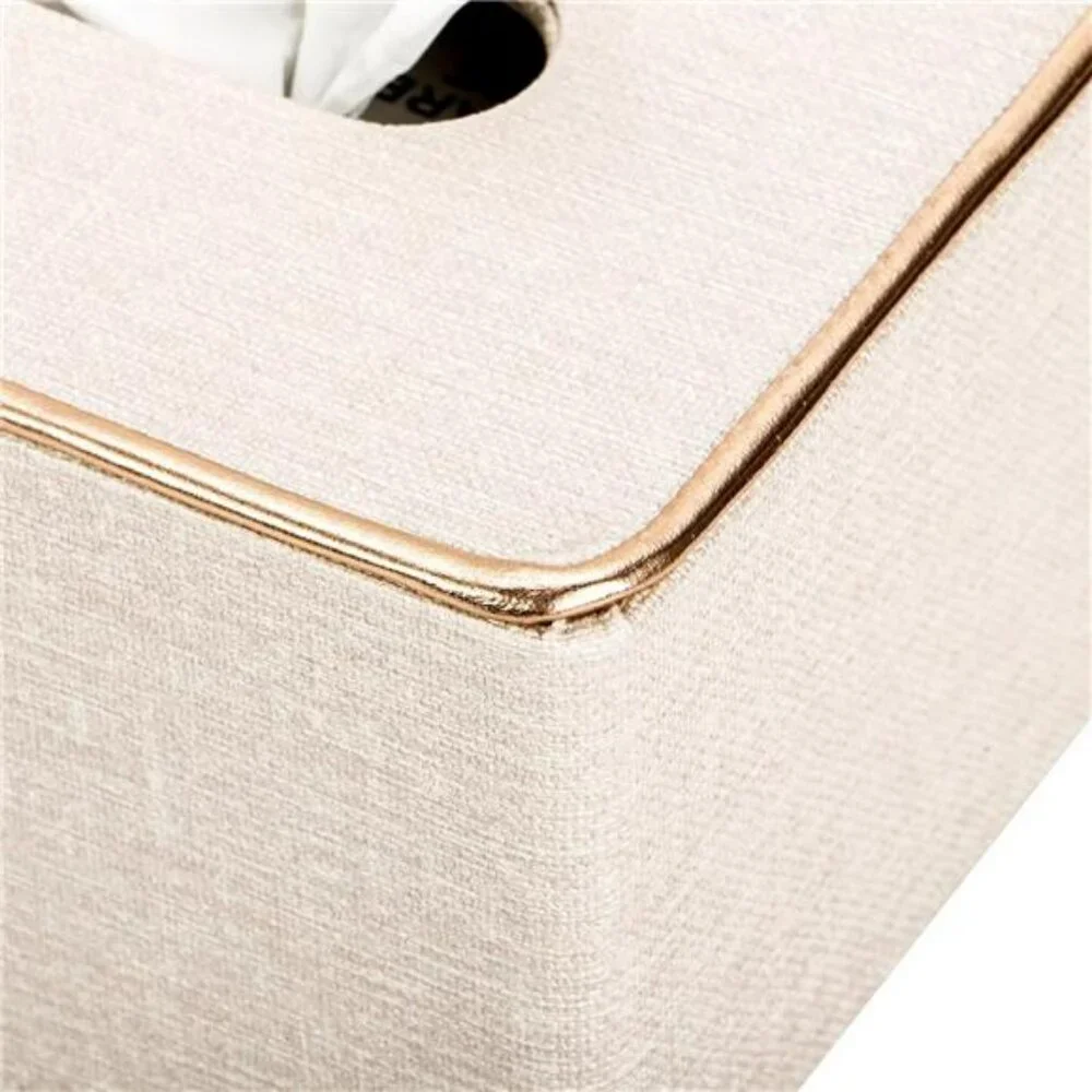 Rectangular leather tissue box cover decorative tissue holder home office car